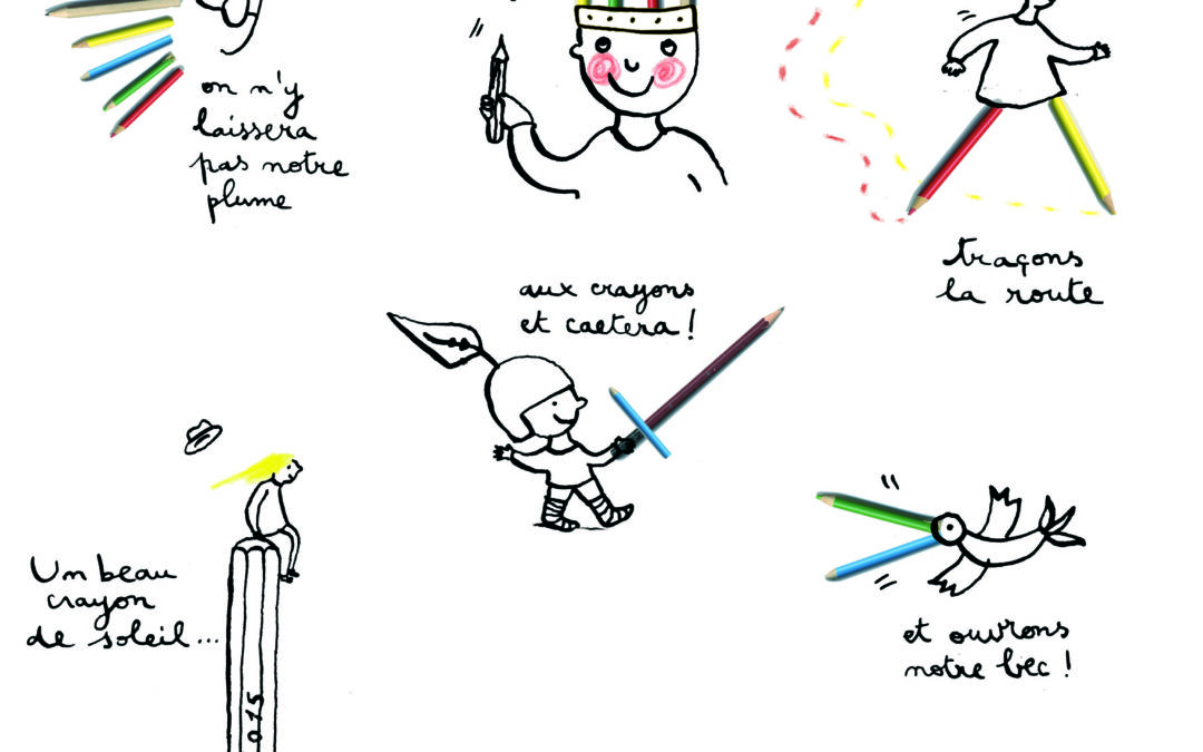 CROYONS EN NOS CRAYONS! dessins d’Anne Letuffe, janvier 2015